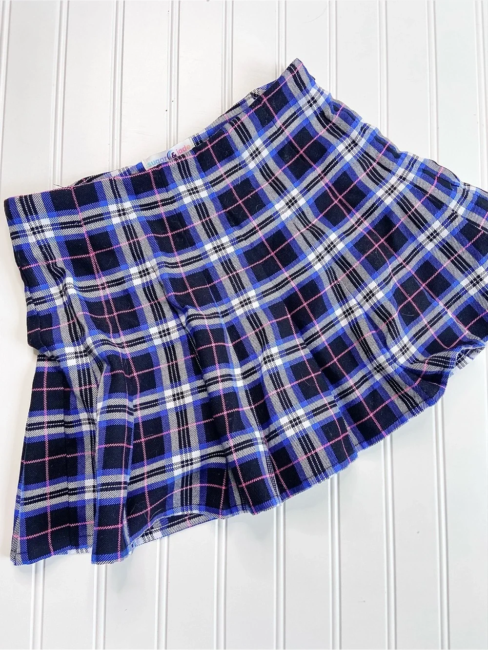 •Sugar and Jade• Plaid Pleated Skirt